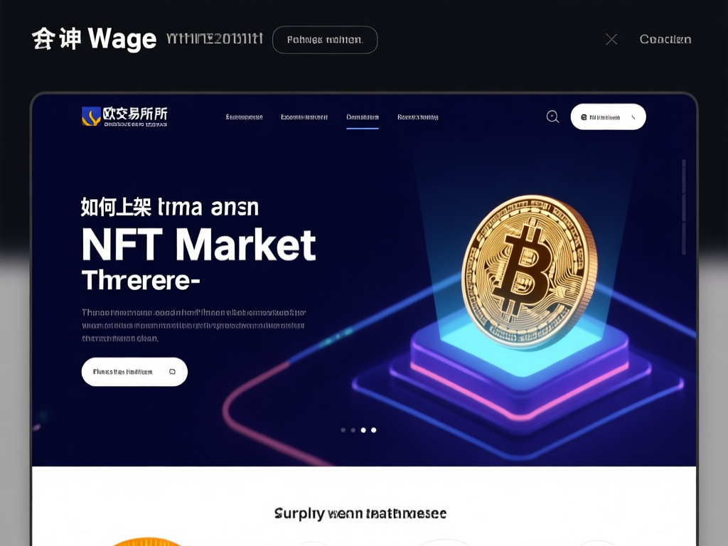 NFT上架操作步骤示意图
